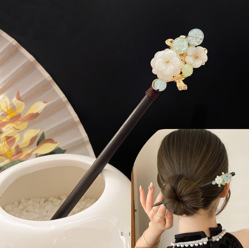 Chinese Hair Stick Step Shake  - Hanbok Hair Pin recension och pris