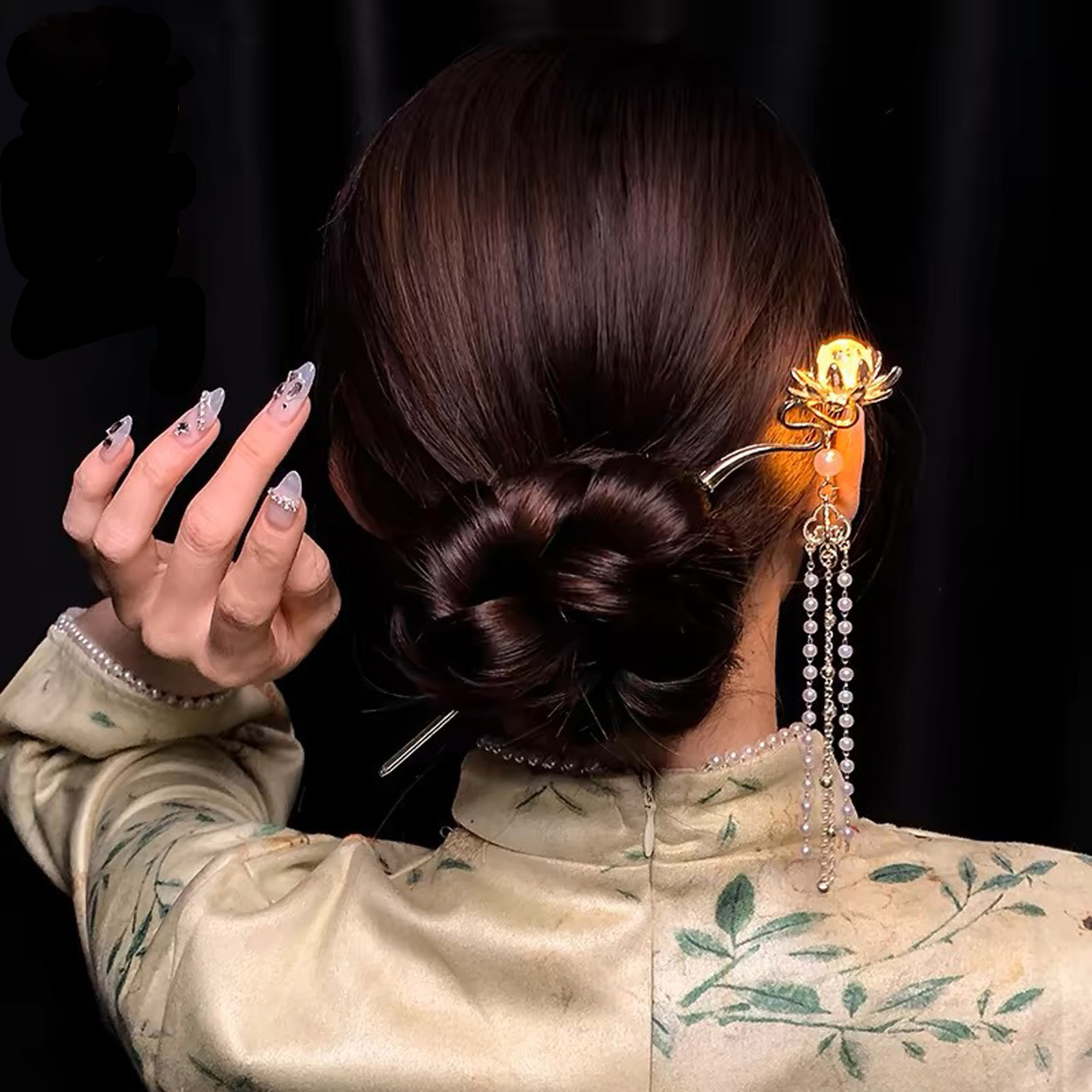 Luminous Flower Hairpin Exquis - Hanbok Hair Pin recension och pris