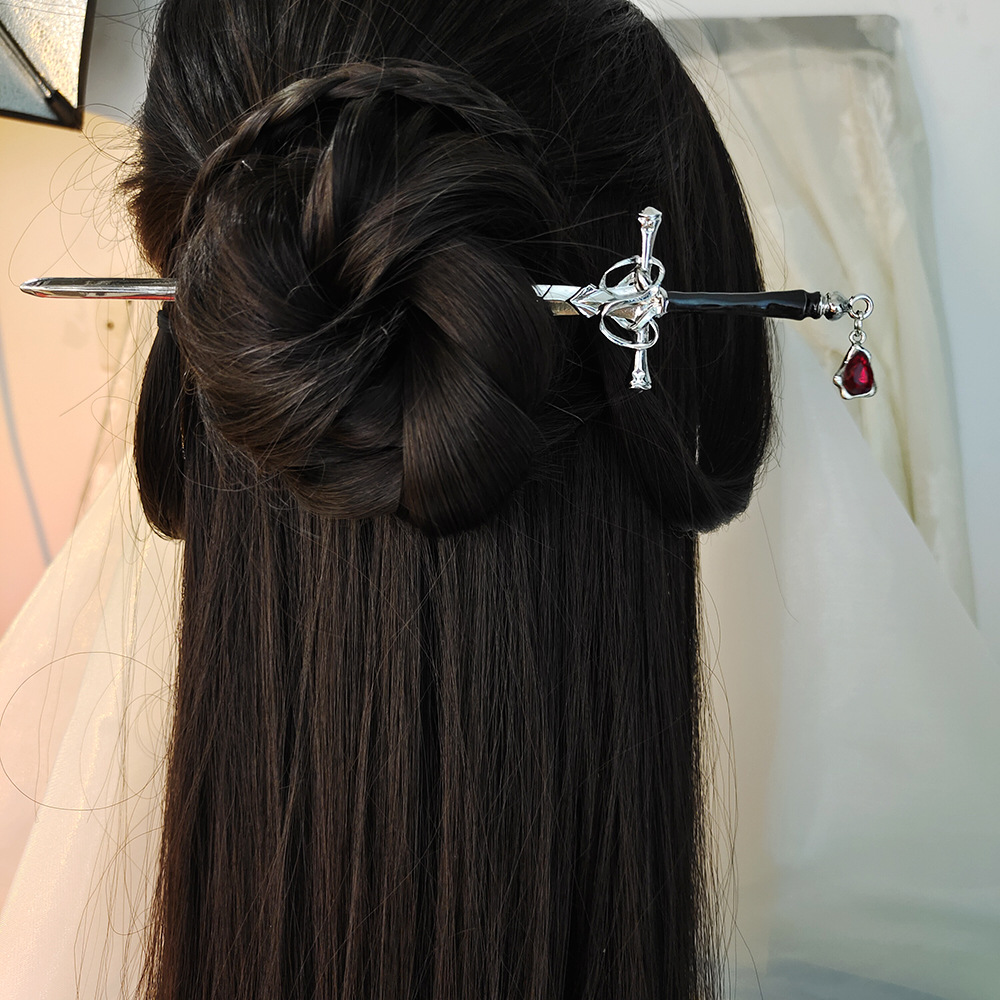 Chinese Sword Shaped Hair Stic - Hanbok Hair Pin recension och pris