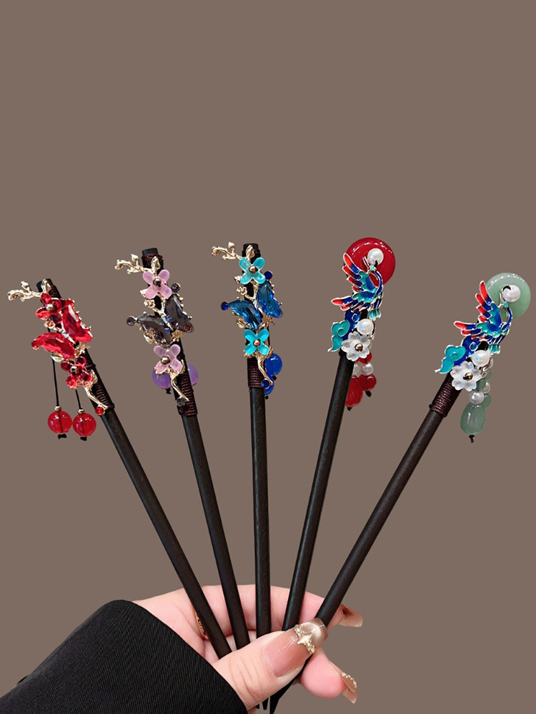 1pc Exquisite Fashion Vibrant  - Hanbok Hair Pin recension och pris